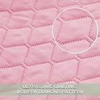 Exclusivo Mezcla Reversible King Size Quilt Bedding Set, Bright Pink - Image 4