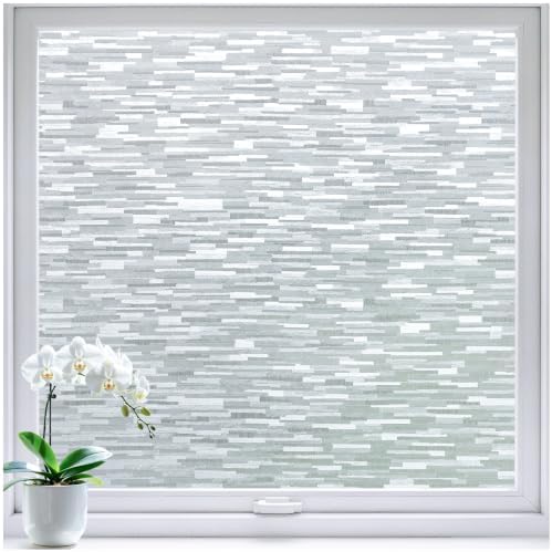 rabbitgoo Window Privacy Film, Static Cling, Frosted Silk, 35.4" x 118.1" by rabbitgoo