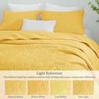 Whale Flotilla Soft Queen Quilt Bedding Set 3-Pieces Lightweight Bedspread - Image 5