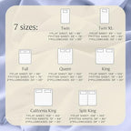 King Size Sheets Set, Cooling & Soft Deep Pocket Bed Sheets, 4PC - Image 7