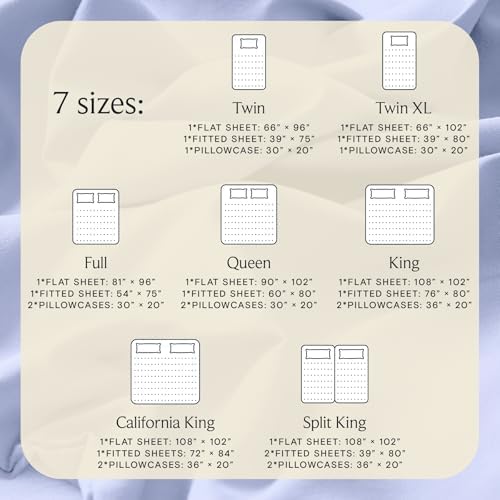 King Size Sheets Set, Cooling & Soft Deep Pocket Bed Sheets, 4PC - Image 7