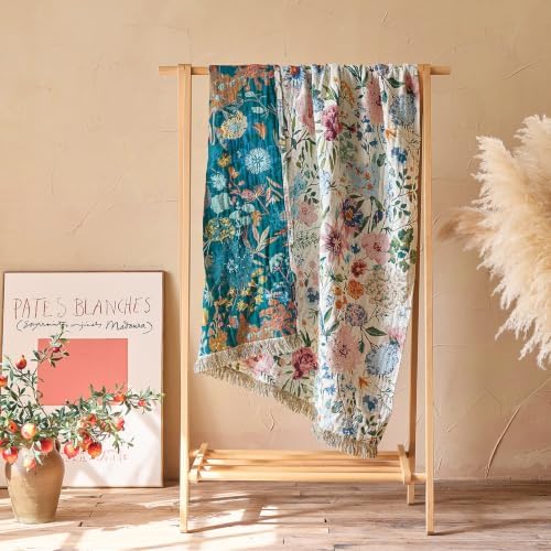 LUTBM Boho Throw Blanket for Couch 50"x60", Cotton Decorative Bed Throw - Image 5