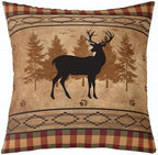 Feelyou Bear Rustic Throw Pillow Covers Soft 18" x 18" - Image 4