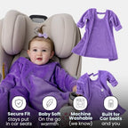 Buckle Me Baby Cozy Car Seat Blanket -Wearable Car Seat Blankets for Babies - Image 2