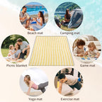 Waterproof Sandproof Beach Blanket Outdoor Picnic Mat(80"*80") - Image 7