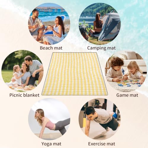 Waterproof Sandproof Beach Blanket Outdoor Picnic Mat(80"*80") - Image 7