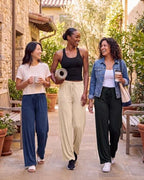 3 Pack Women's Palazzo Pants Wide Leg Adaptive Pajama Bottoms Lounge Casual - Image 4