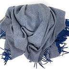 Alpaca Home | 100% Pure Baby Alpaca Eco Herringbone Sofa Throw Blanket, One Size 71" X 51" (Loyal Blue)… - Image 3