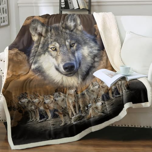 Sleepwish Throw Blanket, Gold Fluffy, Twin - Image 2