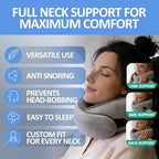 Travel Pillow for Long Flights,Memory Foam Neck Pillow,360° Neck Support - Image 5