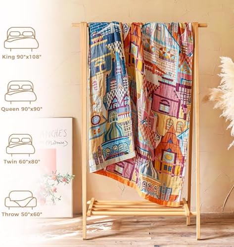 LUTBM Boho Throw Blanket for Couch 50"x60", Cotton Decorative Bed Throws - Image 6