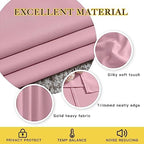 NICETOWN Blackout Curtains Panels for Bedroom - 3 Pass Microfiber Noise Reducing Thermal Insulated Solid Ring Top Blackout Window Drapes (2 Panels, 66 x 72 Inch, Crystal Pink) - Image 4