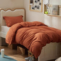 Bedsure Twin/Twin XL Duvet Cover, Double Brushed Bedding Set, Terracotta by BEDSURE