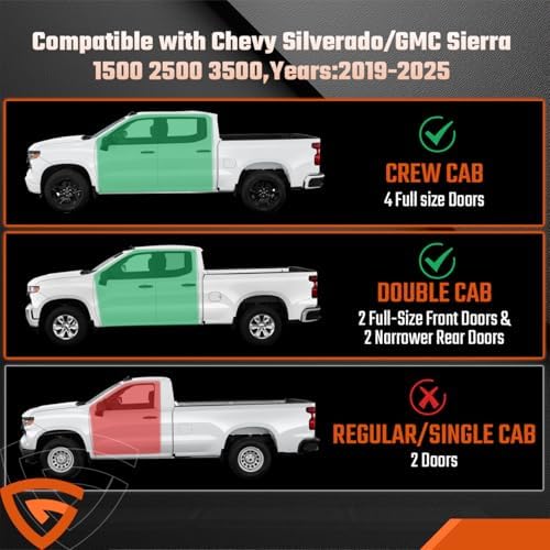 GEARLAST Under Seat Storage Boxes Fit for Chevy Silverado GMC Sierra 19-26 - Image 3