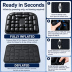Travel Cushion Airplane Seat, Inflatable Airplane Seat Cushion - Image 7