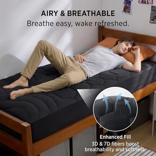 Bedsure Twin XL Mattress Pad, Mattress Topper with 8-21 Inches Deep Pocket - Image 3