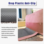Velvet Recliner Headrest Pillow, Non-Slip Neck Support, Pink - Image 3