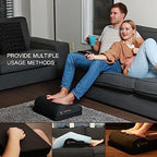 Foot Rest for Under Desk at Work-Ergonomic FootRest UnderDesk Foot Stool for Pain Relief with Washable Covers-Non-Slip Under Desk Footrest Office, Home & Travel-Adjustable Office Foot Rest - Image 6