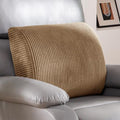 Lumbar Support Pillow for Recliner Chair/Accent Chair/Couch, Extra Large Memory Foam Back Support Cushion for Elderly, Recliner Cushions for Back Rest, Pain Relief, Reading, Washable Cover, Coffee by HIGOGOGO