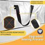 Heavy Duty Extra Large Clear Moving Bags with Strong Zipper Handles - Image 5