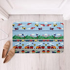 Feelyou Kids Cartoon Train Comforter Set Vehicles Bedding Set for Boys - Image 5