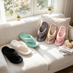 BCSTUDIO Women's Orthopedic Flip Flop Fuzzy Slippers with Arch Support - Image 3