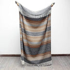 Alpaca Merino Wool Throw Blanket Cherokee Tribal Design Soft Warm 72" x 60" - Image 2