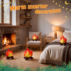 4 Pack Campfire Plush Toys Fake Fire Firewood Plush Pillow - Image 4