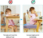 Toddler Booster Seat for Dining Table, PU Washable Double Safe Straps - Image 2