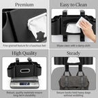 Back Seat Car Organizer, Nappa Leather Seat Organizer with Cup Holders - Image 5