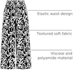 PRETTYGARDEN Womens Pants Elastic Waist Striped Lightweight Palazzo Pant - Image 4