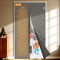 Yotache Magnetic Thermal Insulated Door Curtain Fit 36"x96" Doors, Gray by yotache