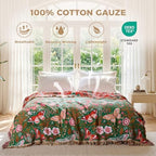 LUTBM Boho Throw Blanket for Bed 60"x80", All Season Cotton Couch Blankets - Image 2