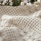 PHF Lightweight 100% Cotton Waffle Blanket for Bed, Twin XL, Light Taupe - Image 5