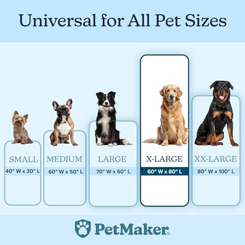 PETMAKER Water-Resistant Dog Blanket, Tan, 60” x 80” - Image 2