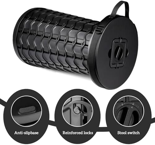 Upgraded Collapsible Stool, Portable Foldable Seats - Image 4