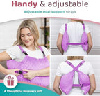 Zomaple Post Mastectomy Pillow with Strap – Breast Surgery Recovery Support - Image 2