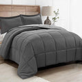 HOMME King Size 3 Pieces All Season Soft Comfortable Down Alternative Reversible Quilted Oversize Comforter Set School Dorm, Machine Washable by Unknown