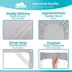 DREAMCARE Queen Sheets - 6 pcs Breathable Cooling Sheets Queen - up to 21" - Image 6
