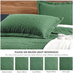 Love's cabin California King Size Quilt Set Dark Green Bedspreads - Soft Summer Lightweight Bedspread Comforter - Modern Coin Pattern Coverlet for All Season - 3 Pieces (1 Quilt, 2 Pillow Shams) - Image 5