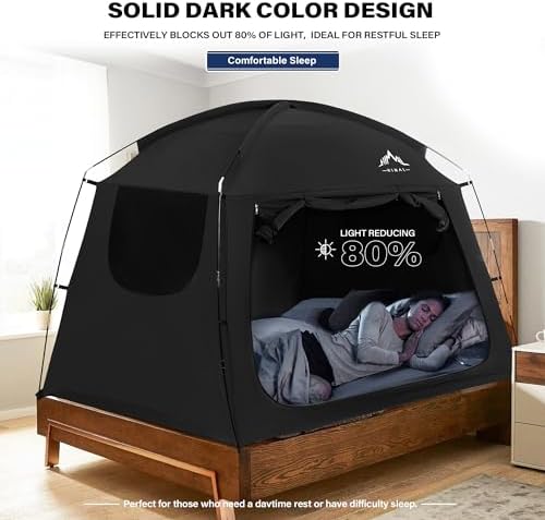 uniHimal Bed Tent Twin Size,Portable for Adults - Image 4