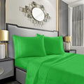 Mocassi Full Sheet Set - Luxury Hotel 1800 Premier Bedding Sheets & Pillowcases - Ultra Soft Breathable & Cooling Bed Sheets - Deep Pocket - Wrinkle Resistant - 4 Piece - Full, Emerald Green by MocassiLuxuryBedding