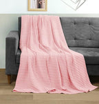 Utopia Bedding 100% Cotton Waffle Blanket Twin Size Pink, 90x72 Inch - Image 4