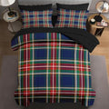 WeCozy King Comforter Set with Sheets, 7 Pieces Plaid Tartan Bedding by WeCozyHomeDecor