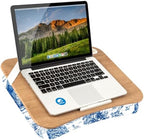 LAPGEAR Designer Lap Desk – Blue French Toile, Fits 15.6" Laptops - Image 6