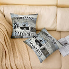 Feelyou Happy Camping Cushion Case Camper Throw Pillow Covers 16"x16" Set of 4 Gifts for RV Owners Rustic Farmhouse Style Decorative Pillow Case Pillowcase Vintage Wooden Outdoor Pillows Covers - Image 3
