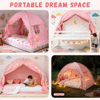 Bed Tent Twin and Full for Kids, Canopy Privacy Sleep Tent Indoor Bunk - Image 7
