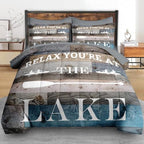 Pamnest Twin Comforter Set with Sheets, 5 Pieces Boat Adventure Bedding - Image 3
