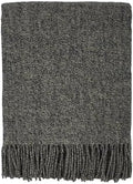 Merino Wool Throw Blanket, Indoor & Outdoor Blankets and Throws, Soft Blanket with Fringes, 65"x79" (170 x 200 cm) by Cozy+Blankets