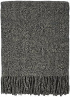Merino Wool Throw Blanket, Indoor & Outdoor Blankets and Throws, Soft Blanket with Fringes, 65"x79" (170 x 200 cm) by Cozy+Blankets